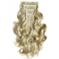 Накладные волосы Био трессы на заколках 55 см - цвет GOLD BLONDE пшеничный блонд Накладные волосы Био трессы на заколках 55 см - цвет GOLD BLONDE пшеничный блонд